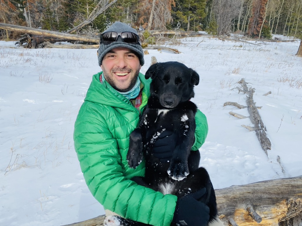 Greg and Shadow Selfie
